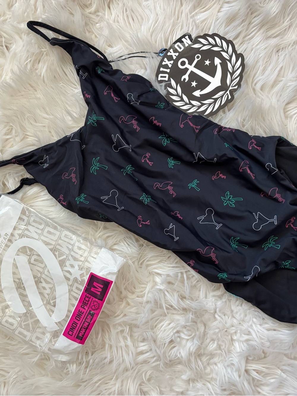 Dixxon nwt martini bay cocktail tropical bikini one piece medium vacation beach
